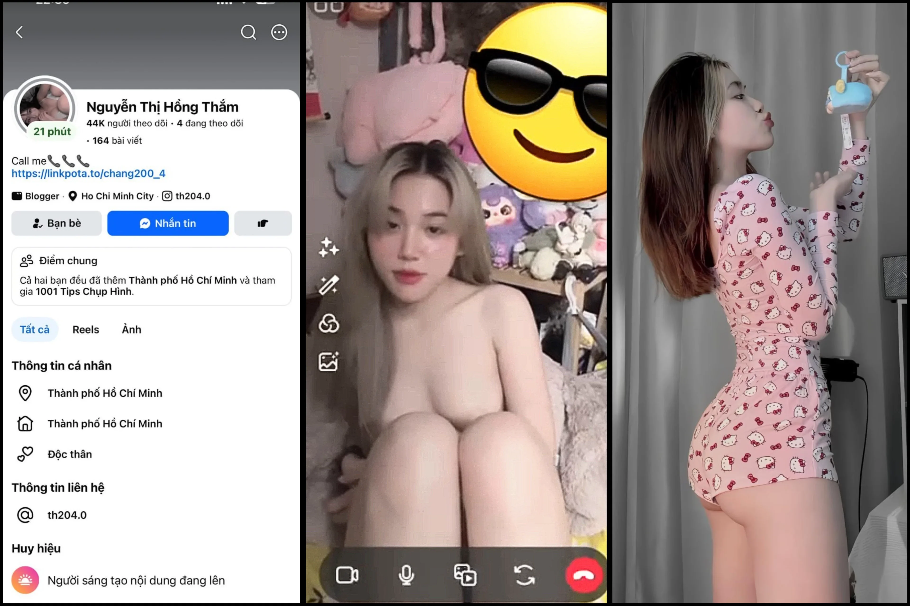 [Hot] Hot FB tiktok Nguyễn Thị Hồng Thắm call 1 tiếng 1 triệu đắt vkl mà body em nó ngon thật sự full seria clip mới Part 2